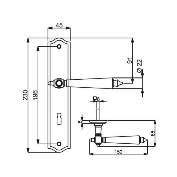 tuergriff-zimmertuer-messing-holz-skizze